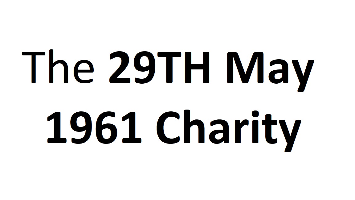 29th May 1969 Charity